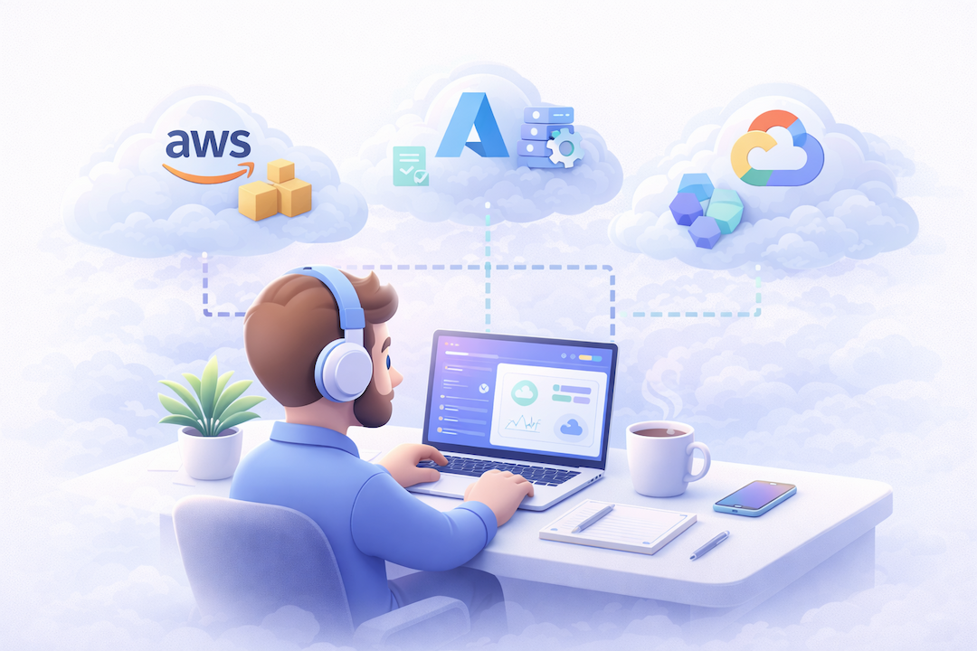 Opsifai founder working on cloud infrastructure strategy