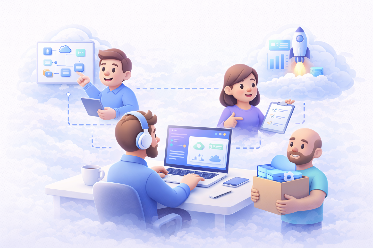 Cloud migration architecture diagram