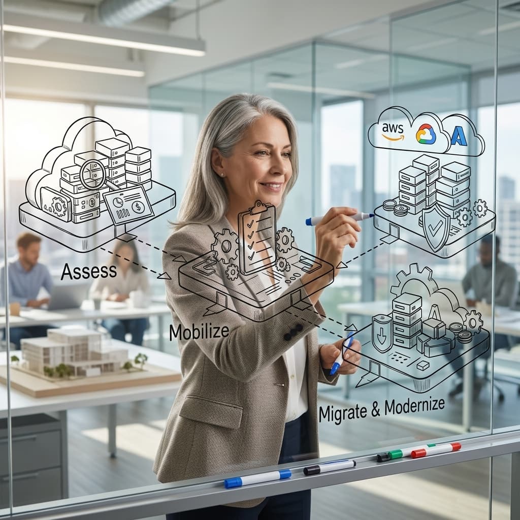 Cloud Migration — phased migration architecture