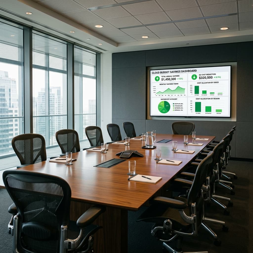 Cost Optimization benefits — savings over time